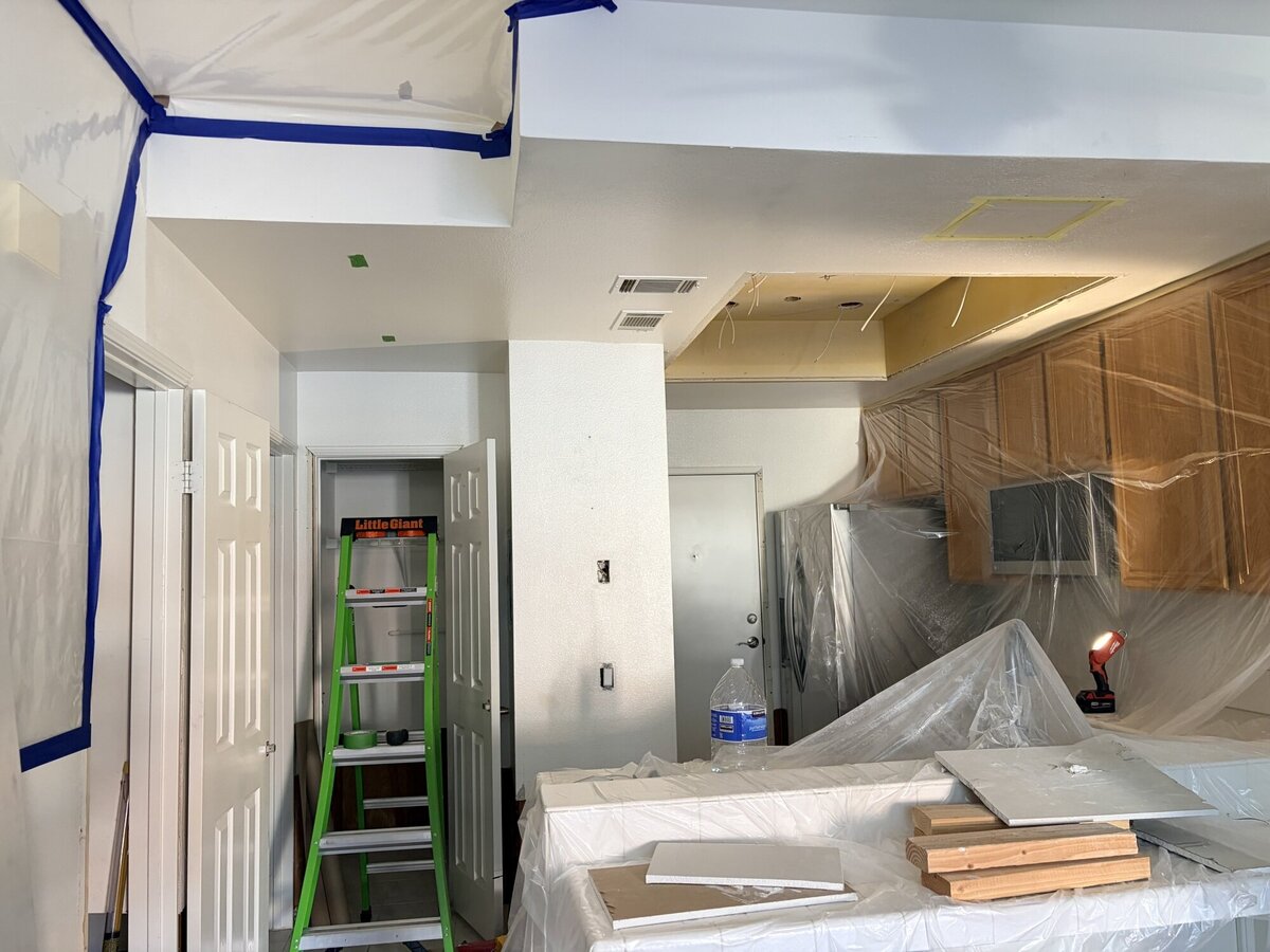 Painting preparation in the official Wall Works portfolio